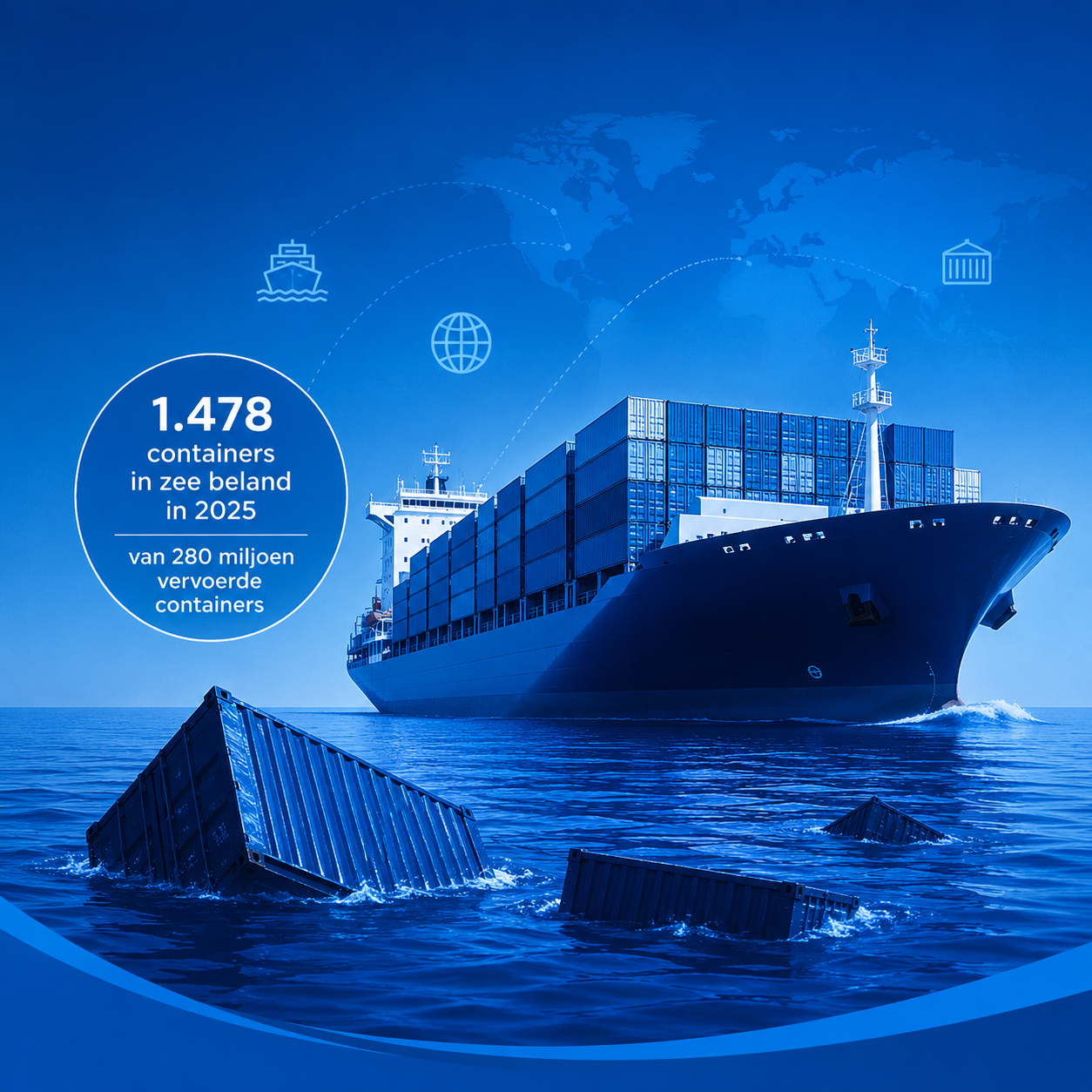 Containers set to be thrown overboard on a massive scale in 2025