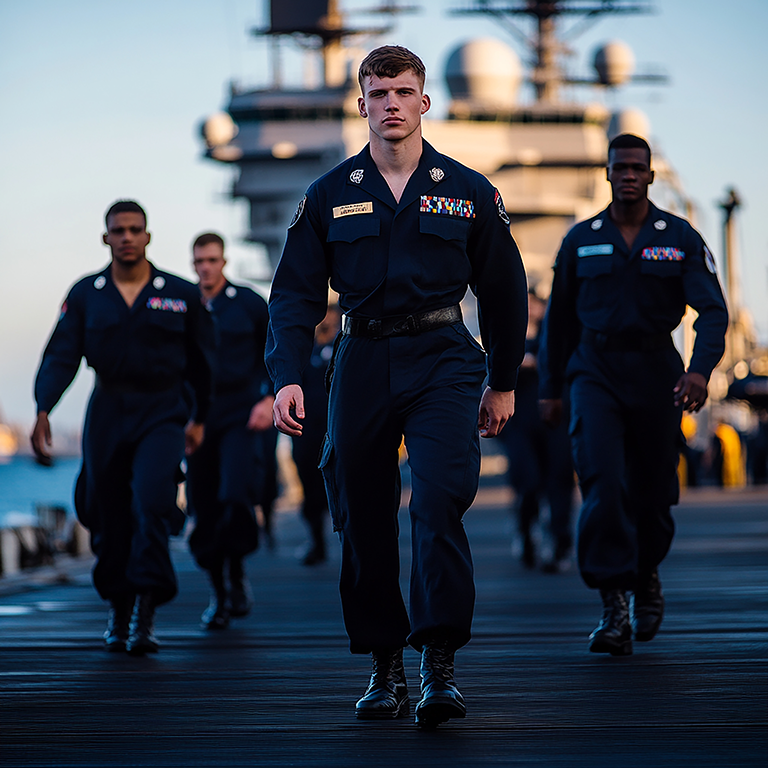 sailors-uniform-standing-deck-naval-ship-ready-duty
